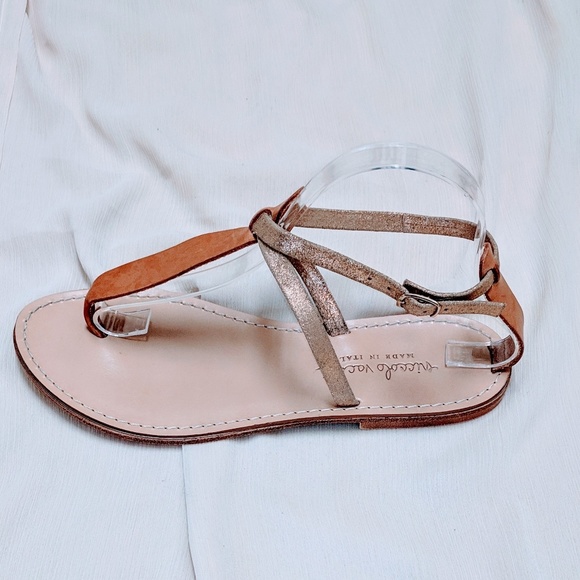 Niccolo Vacari Leather Sandals - Picture 1 of 5